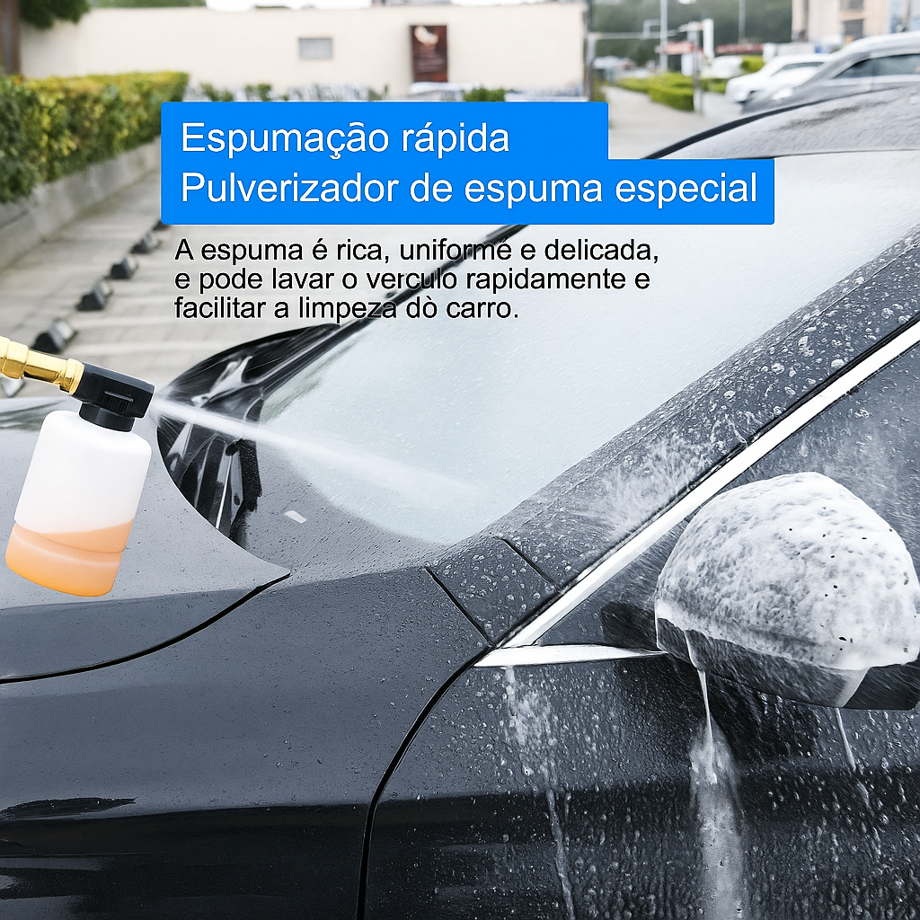 Máquina de lavar de alta pressão sem fios com 2 baterias