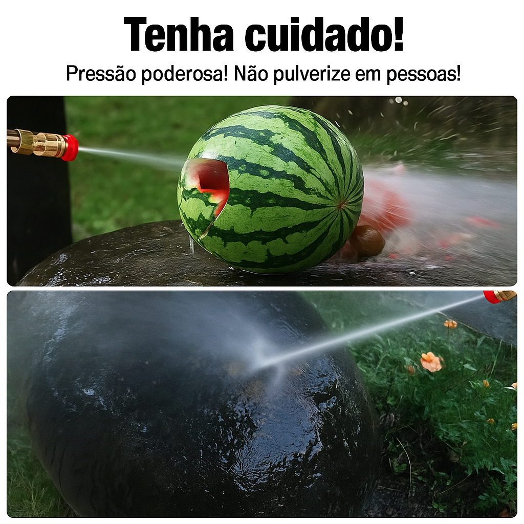 Máquina de lavar de alta pressão sem fios com 2 baterias