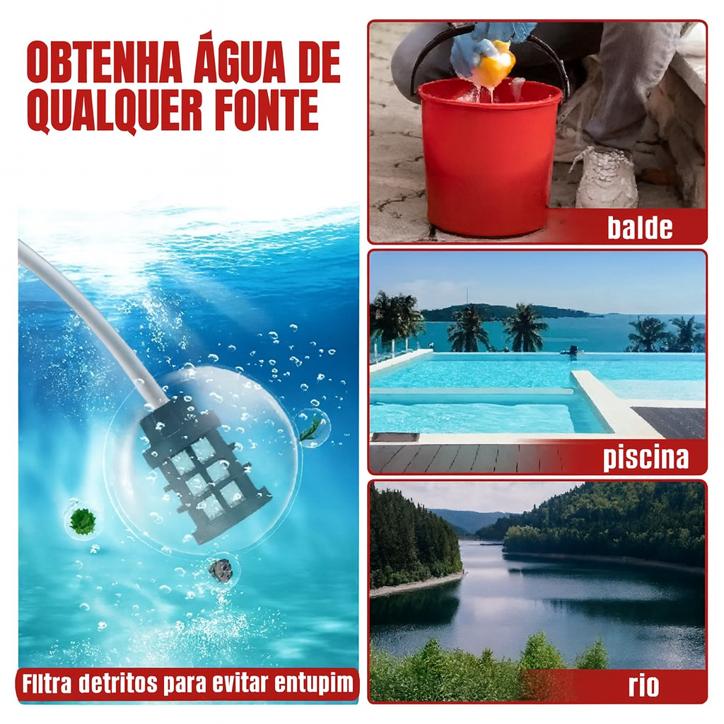 Máquina de lavar de alta pressão sem fios com 2 baterias