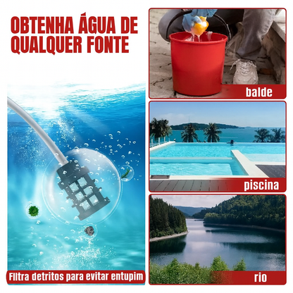 Máquina de lavar de alta pressão sem fios com 2 baterias